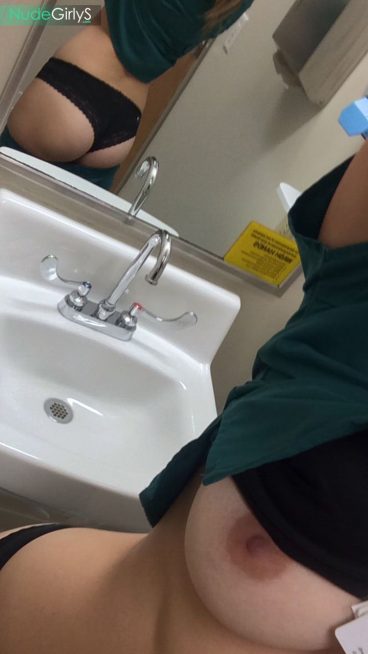 Incredible nurse ass tease thong selfiepic