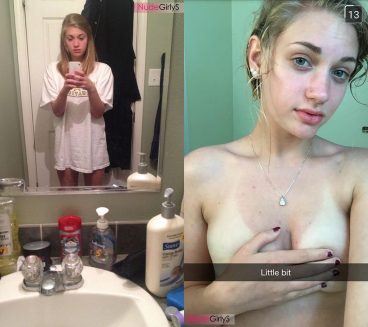 Hot 18+ naked teen snapchat undressed cleavage tease